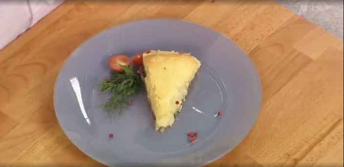 Свиной язык под картофельной шубой