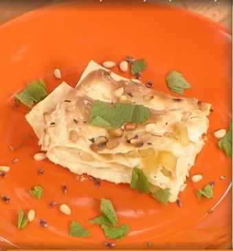 Лазанья с яблоками