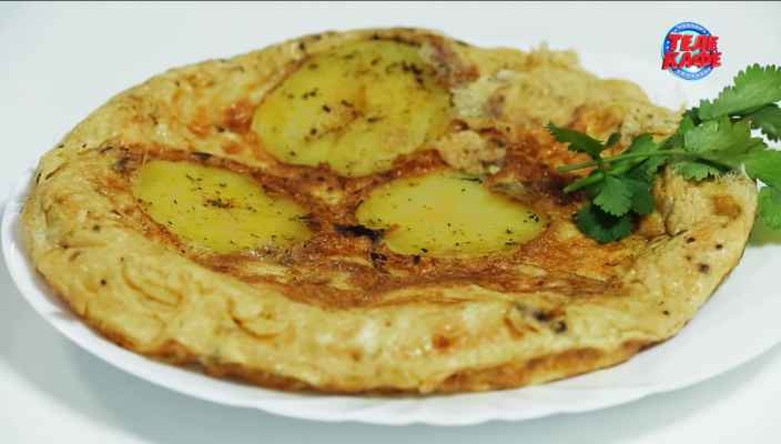 Тортилья из картофеля с кабачками