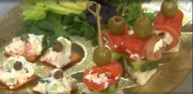 Закуски из форели