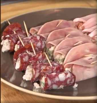Закуска из мясной нарезки