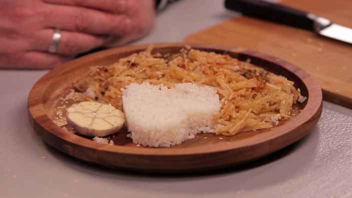 Корейский картофельный салат «Камдича»
