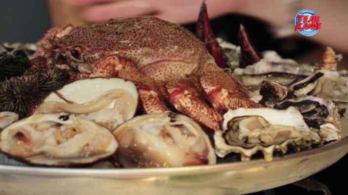 Большое плато из морепродуктов