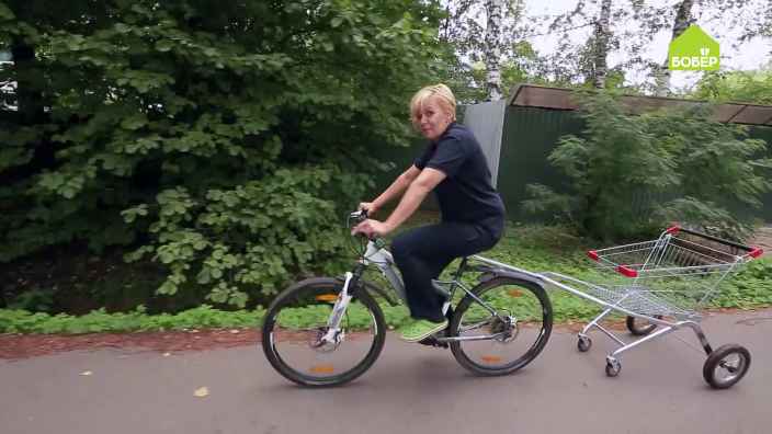 Прицеп-тележка для велосипеда