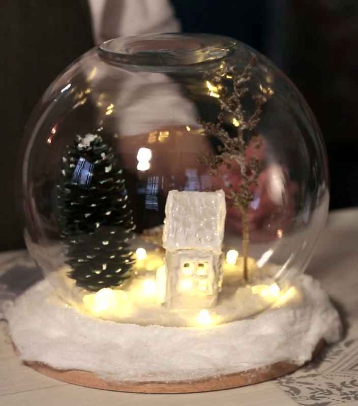 Новогоднее украшение из вазы. Часть 2