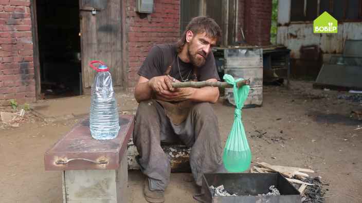 Как вскипятить воду в полиэтиленовом пакете
