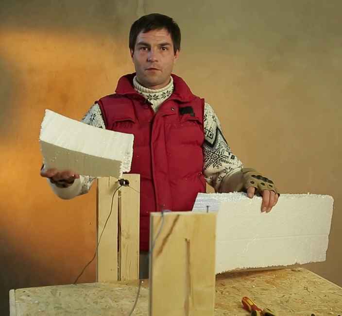 Как сделать станок для резки пенопласта из подручных средств