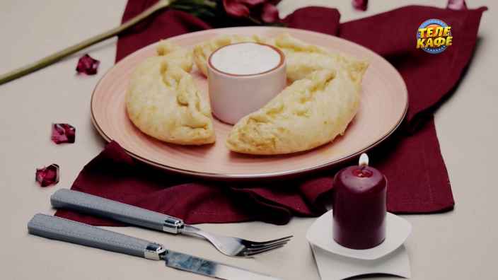 Вареники на пару с печенью и картофелем
