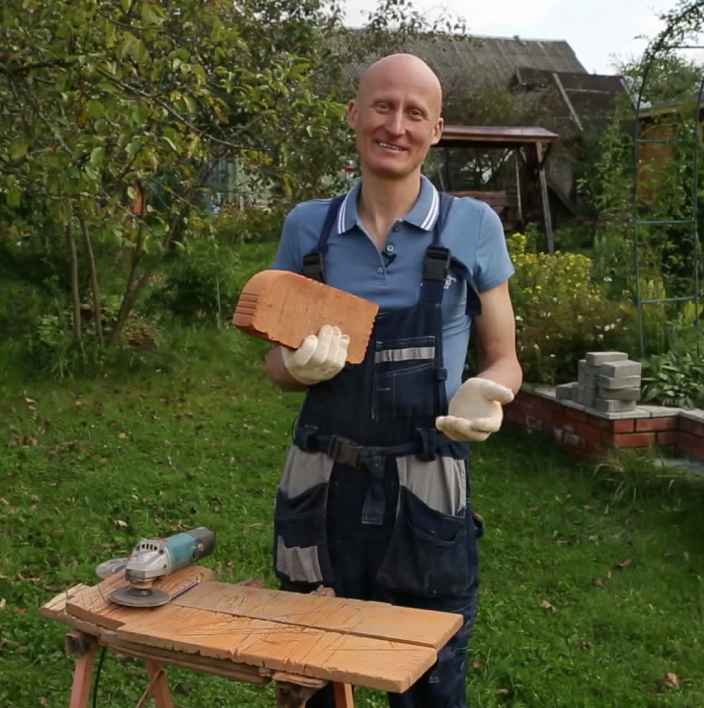 Как сделать радиальный кирпич своими руками
