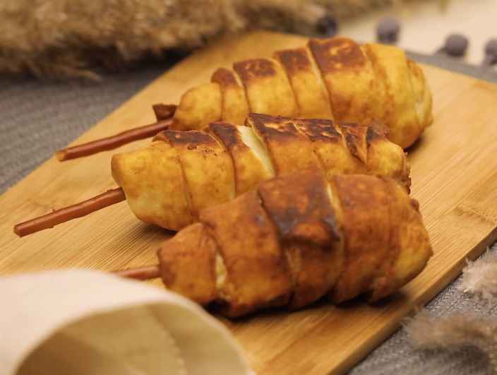 Куриные котлеты на шпажке