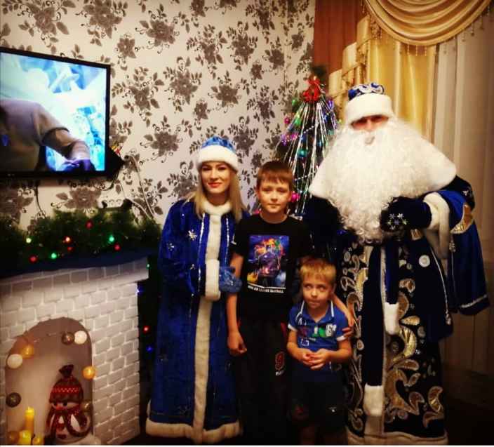 Новогодний камин