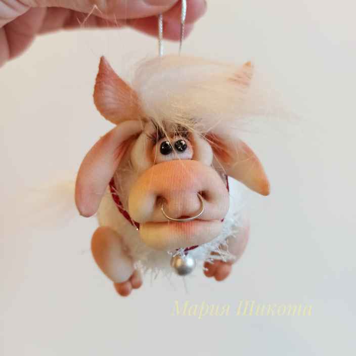 Ёлочная игрушка "Бычок"