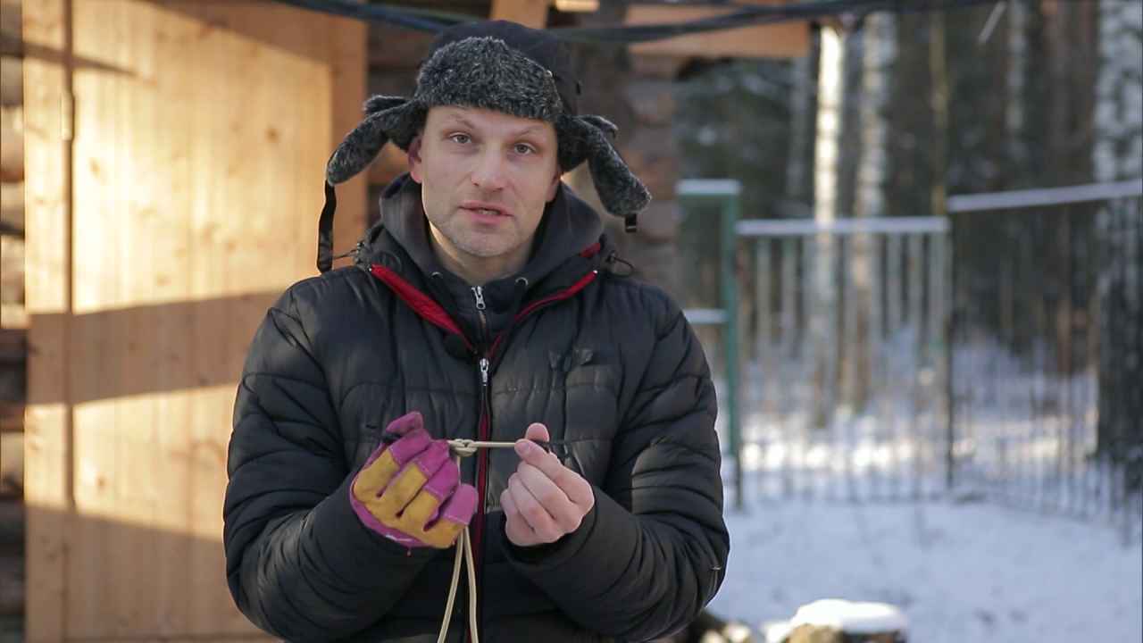 Способ № 2. Колем дрова с помощью цепи