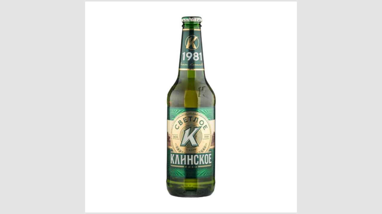 Пиво «Клинское» светлое, пастеризованное