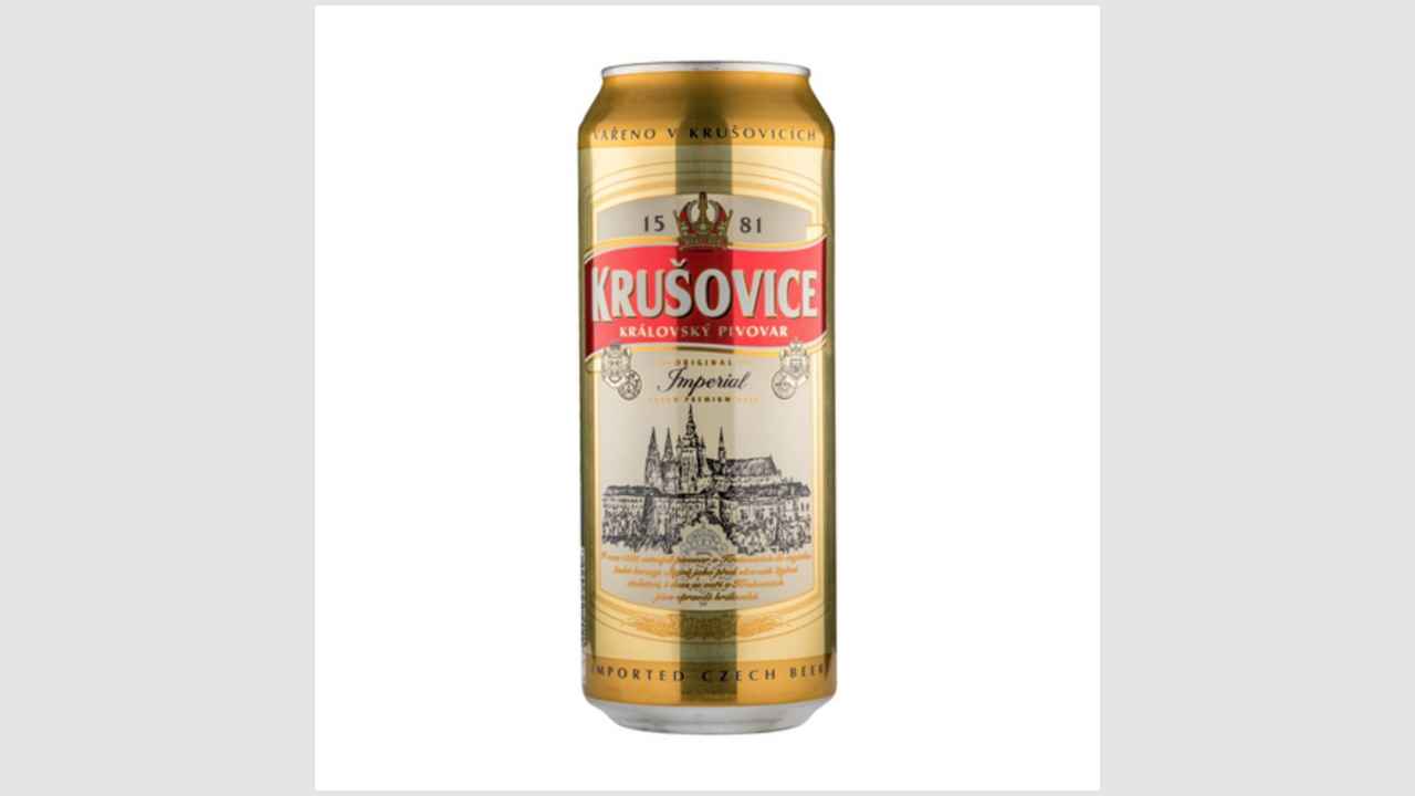 Пиво светлое, фильтрованное, пастеризованное Krusovice Imperial 