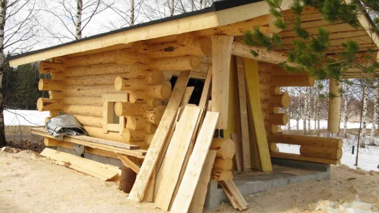 Материал для строительства бани