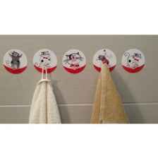 Крючок Tatkraft FUNNY CATS TOM адгезивный, диаметр 8 см, до 3 кг
